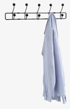 Knagerække GREVINGE 5+5 knager sort