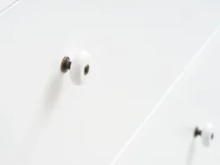 Kommode FREDENSBORG 5 skuffer hvid