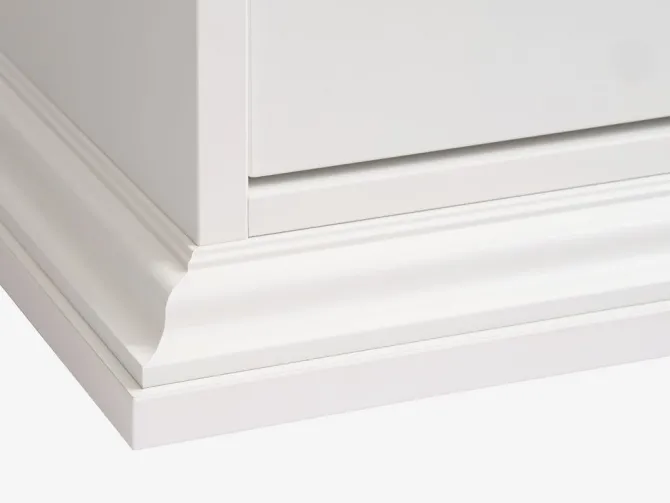 Kommode FREDENSBORG 3 skuffer hvid