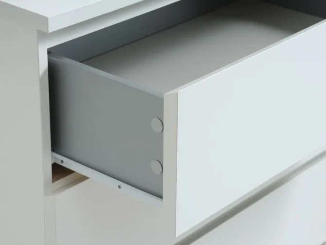 Kommode LIMFJORDEN 3+3 skuffer hvid