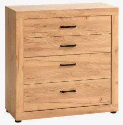 Kommode LINTRUP 4 skuffer eg