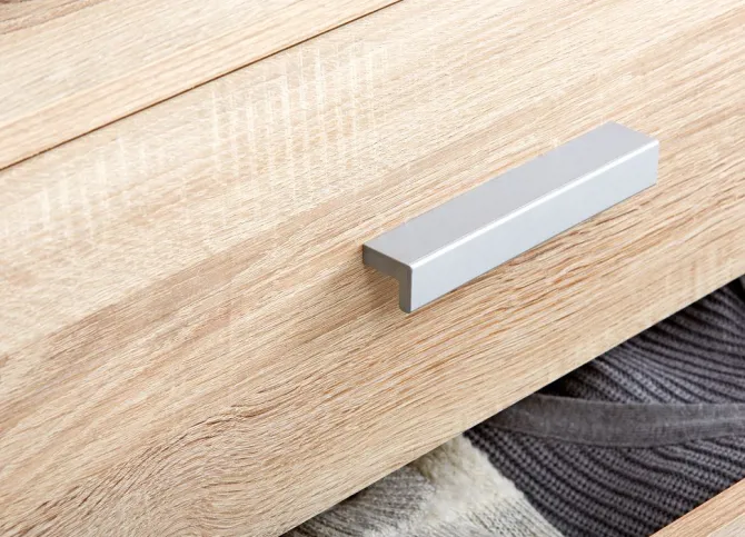 Kommode TAPDRUP 5 skuffer bred eg