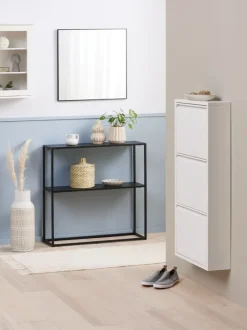 Konsolbord VIRUM 26x80 m/hylde sort