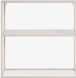 Konsolbord VIRUM 26x80 m/hylde beige