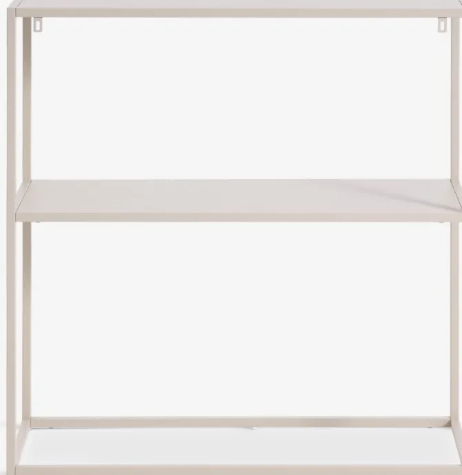 Konsolbord VIRUM 26x80 m/hylde beige