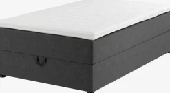 Kontinentalseng 120x200 GOLD C25 m/opbevaring Grå-40