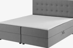 Kontinentalseng 180x200 PLUS C40 m/opbevaring Grå-23