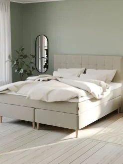 Kontinentalseng 180x200cm GOLD C75 VS latex Sand-91