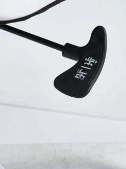 Kontorstol HEDENSTED sort stof/hvid