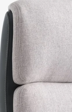 Kontorstol MARBJERG grå/sort kunstlæder