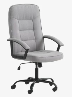 Kontorstol SKODSBORG gråt stof/sort