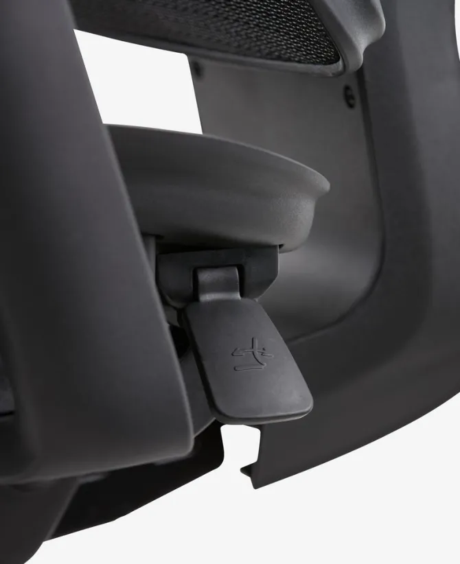 Kontorstol VARPELEV sort mesh/sort