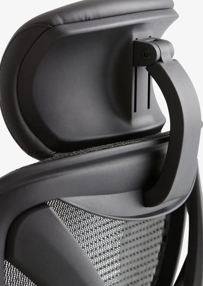 Kontorstol VARPELEV sort mesh/sort