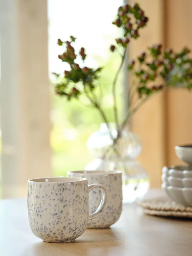 Krus ALF stentøj 40cl Ø9xH9cm blå