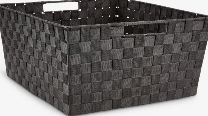 Kurv ASMUS B43xL47xH22cm sort