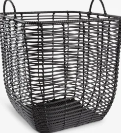 Kurv BERGE B37xL37xH39cm sort