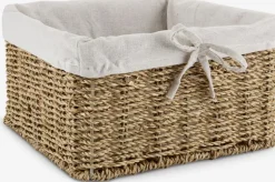 Kurv GJERMUND B25xL25xH15cm natur