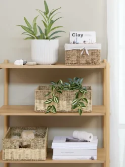 Kurv GJERMUND B25xL25xH15cm natur