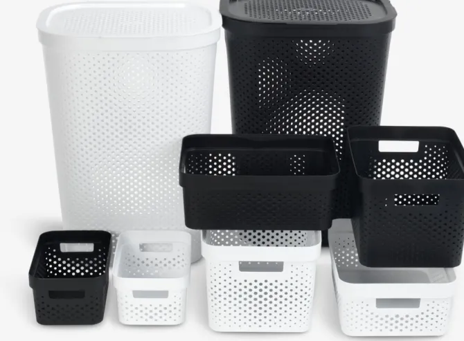 Kurv INFINITY 17L plast sort