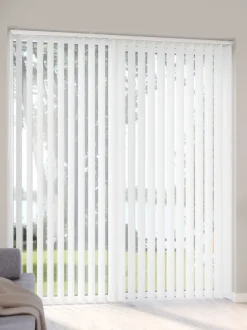 Lamelgardin ROGEN 100x250cm hvid