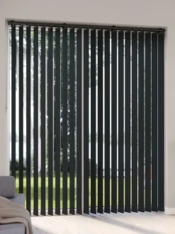 Lamelgardin ROGEN 100x250cm sort