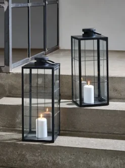 Lanterne VILLADS B20xL20xH50cm sort
