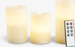 LED bloklys KRISTJAN 3 stk/pk