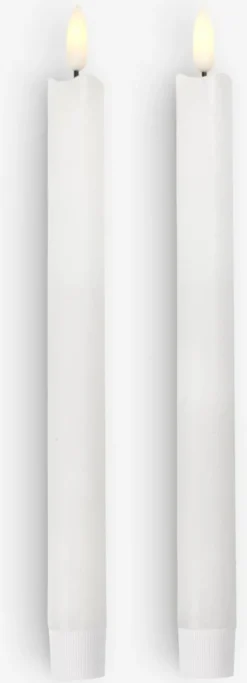 LED kronelys ESBEN H25cm 2 stk/pk