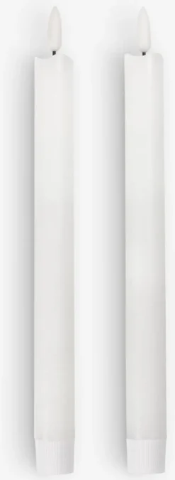 LED kronelys ESBEN H25cm 2 stk/pk