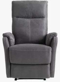 Lænestol ABILDSKOV elektrisk gråt stof