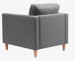 Lænestol FALSLEV gråt stof