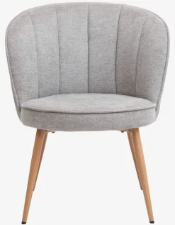 Lænestol HOLMDRUP grå/eg