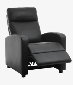 Lænestol HOVEN/HADRUP sort