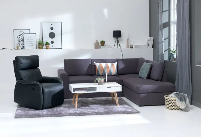 Lænestol VEJEN sort