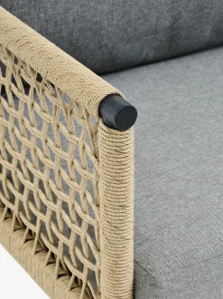 Loungesæt BAMLE 4.5-pers. hurtigtørrende grå