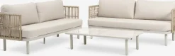 Loungesæt EJLBY 5-pers. beige