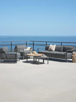 Loungesæt KILSENG 5-pers. grå