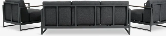 Loungesæt KILSENG 5-pers. grå