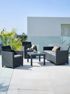 Loungesæt MOLDE 5-pers. grå