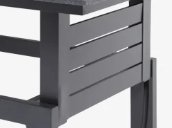 Loungesæt SALTEN 5-pers. hurtigtørrende sort