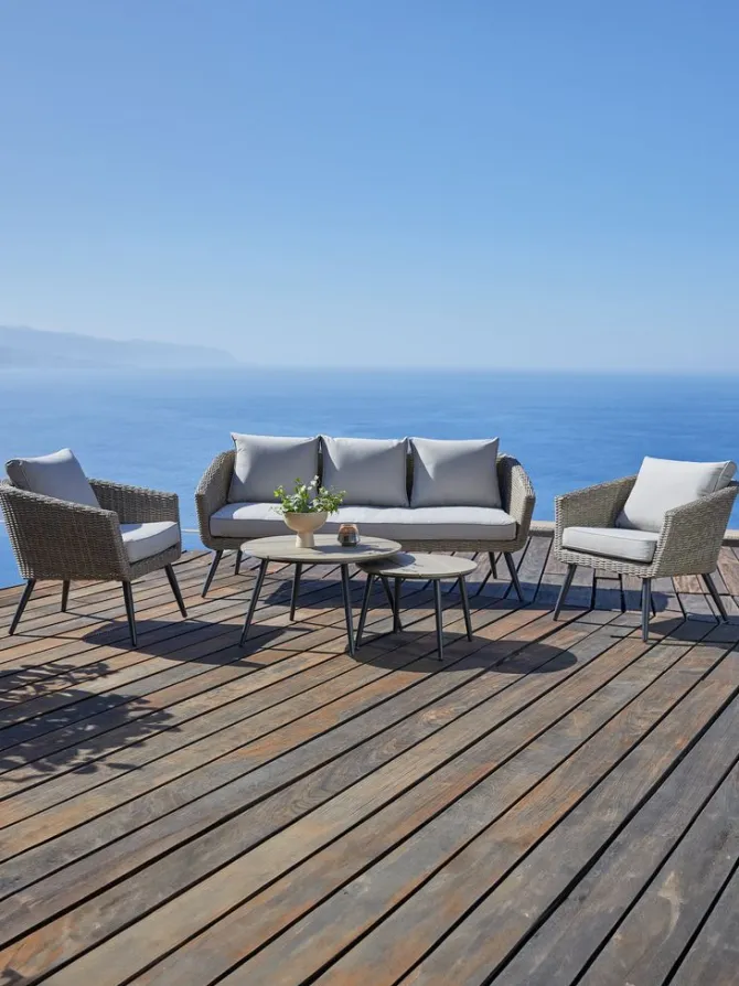 Loungesæt SANDBAKKE 5-pers. natur