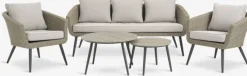 Loungesæt SANDBAKKE 5-pers. natur