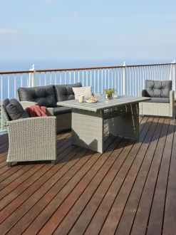 Loungesæt VISBY 4-pers. grå