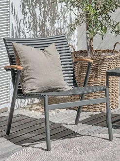 Loungestol SADBJERG sort