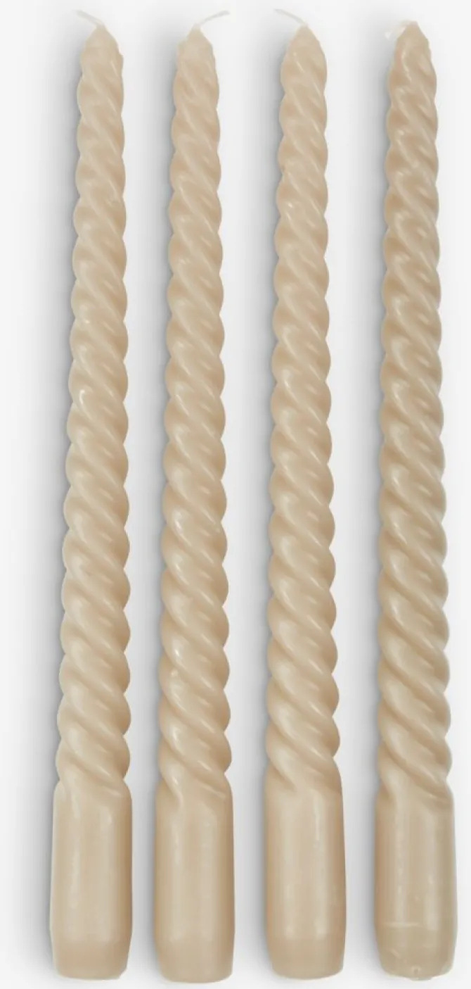 Lys BALDUR H25cm khaki 4 stk/pk