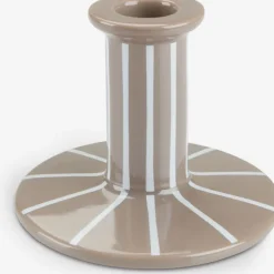 Lysestage MARK Ø10xH8cm grå