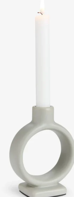 Lysestage THORSTEN B6xL11xH15cm grøn