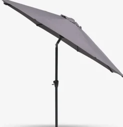 Markedsparasol AGGER Ø300 mørkegrå
