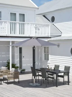 Markedsparasol AGGER Ø300 mørkegrå