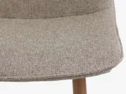 MARSTRAND L200 bord eg + 4 BISTRUP stole sand